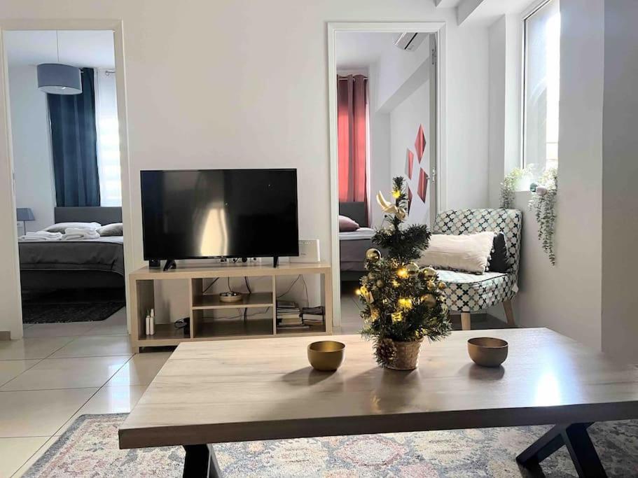 Brand New Bright Modern 6Bdr Apt-1Min To Acropolis Ateny Zewnętrze zdjęcie