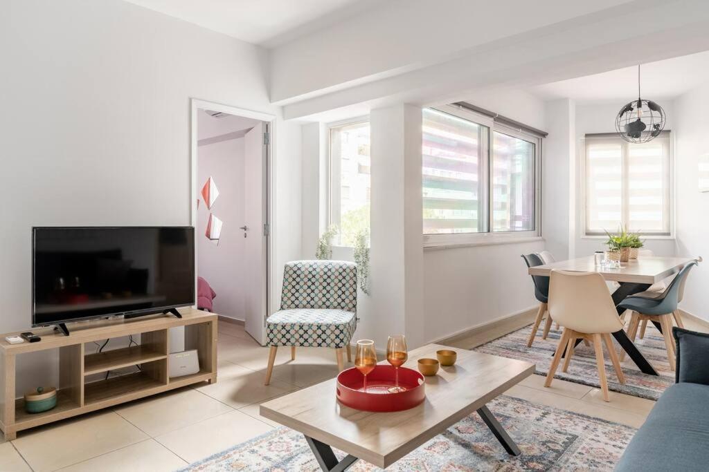 Brand New Bright Modern 6Bdr Apt-1Min To Acropolis Ateny Zewnętrze zdjęcie